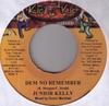 7inch Record JUNIOR KELLY / LYRICSON - Dem No Remember / Be Happy NONE Kic' For Kic' R 2003 Jamaica Reggae, Ska & Dub Used