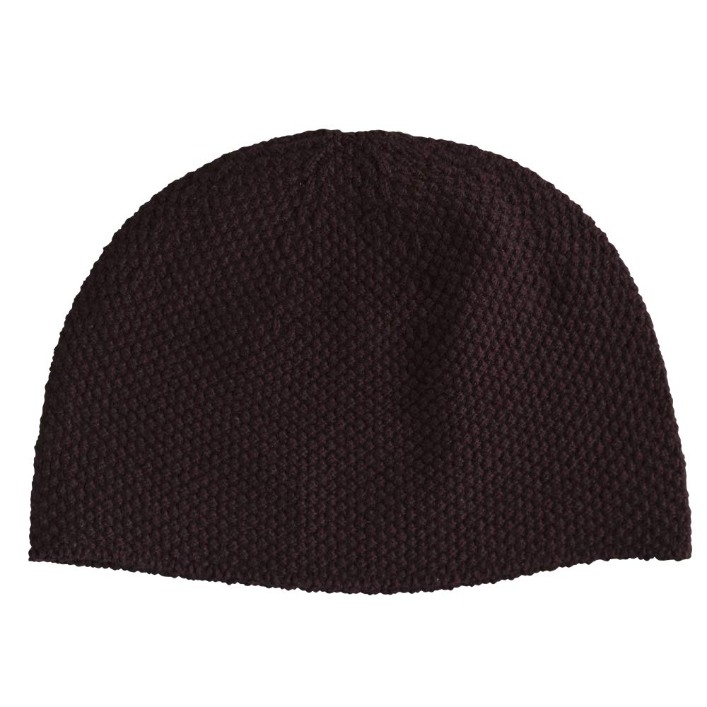 Nakota Премиум Хлопок Бесшовный Исламский Короткий Вязаный Шапка для Больших Размеров Глубокий Сделано по Размеру Коричневый Шапка, Бини, Мужской, В наличии, Непрозрачный, Посадка, 100% Хлопок,