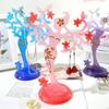 DIY Crystal Epoxy Resin Mold Set DIY Jewelry Stand Mold Jewelry Display Stand Mirror Swing Table Silicone Mold