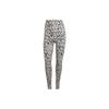 Adidas Leopard Print Full-Length Leggings Women Leggings Gray HG8464