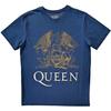Queen Unisex Adult Crest T-Shirt