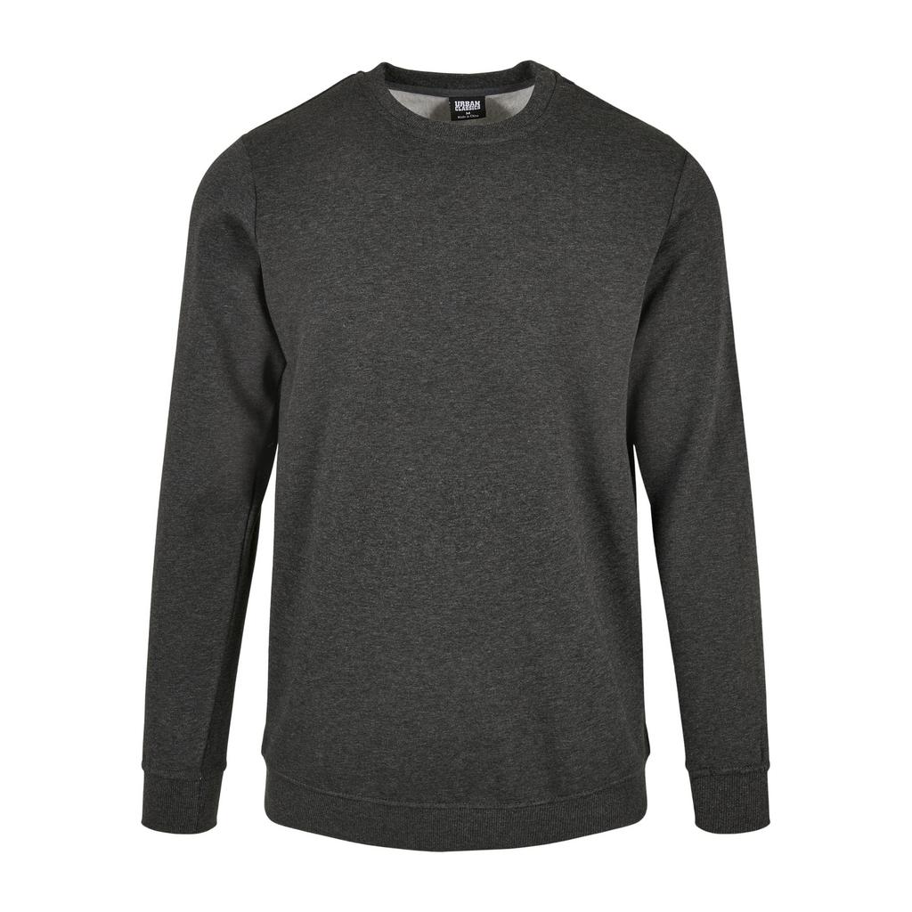Urban Classics Mens Basic Terrycloth Crew Neck Jumper