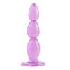 Beaded Wave Anal Plug Men Pulling Beads Suction Cup Sex Tool Stick TPE Smooth Anal Plug Gay Supplies