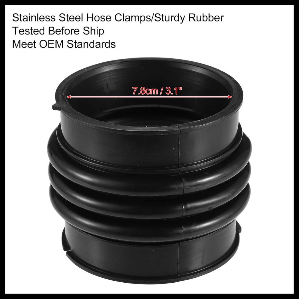 1 Pcs Air Intake Tube Hose No.1788120130 for Lexus ES330 2004-2006 for Lexus ES300 2002-2003 for Toyota Camry 2002-2006 for Toyota Solara 2004-2008