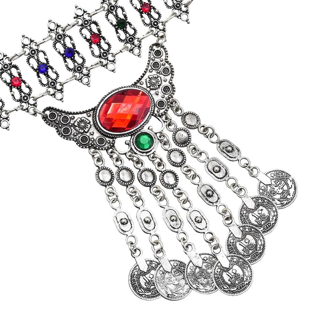 Color Metal Turkish Shiny Dress Belt Belly Dance Waist Chain Sexy Body Jewelry