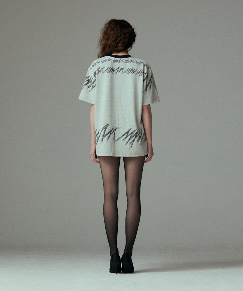 Meuameu Logo Knit T-Shirt