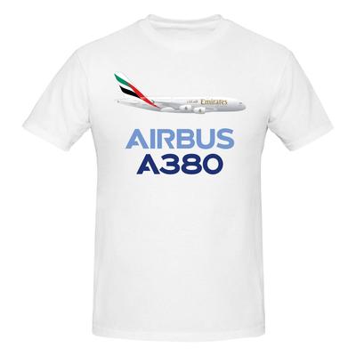 Забавная мужская футболка с самолетом Airbus A380, принтованные топы свободного и приталенного кроя, женские футболки