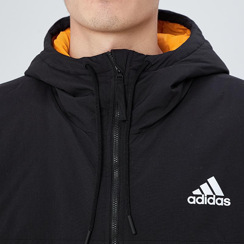 adidas Пуховики Мужские Черные С Капюшоном Умеренные Другие GT6589