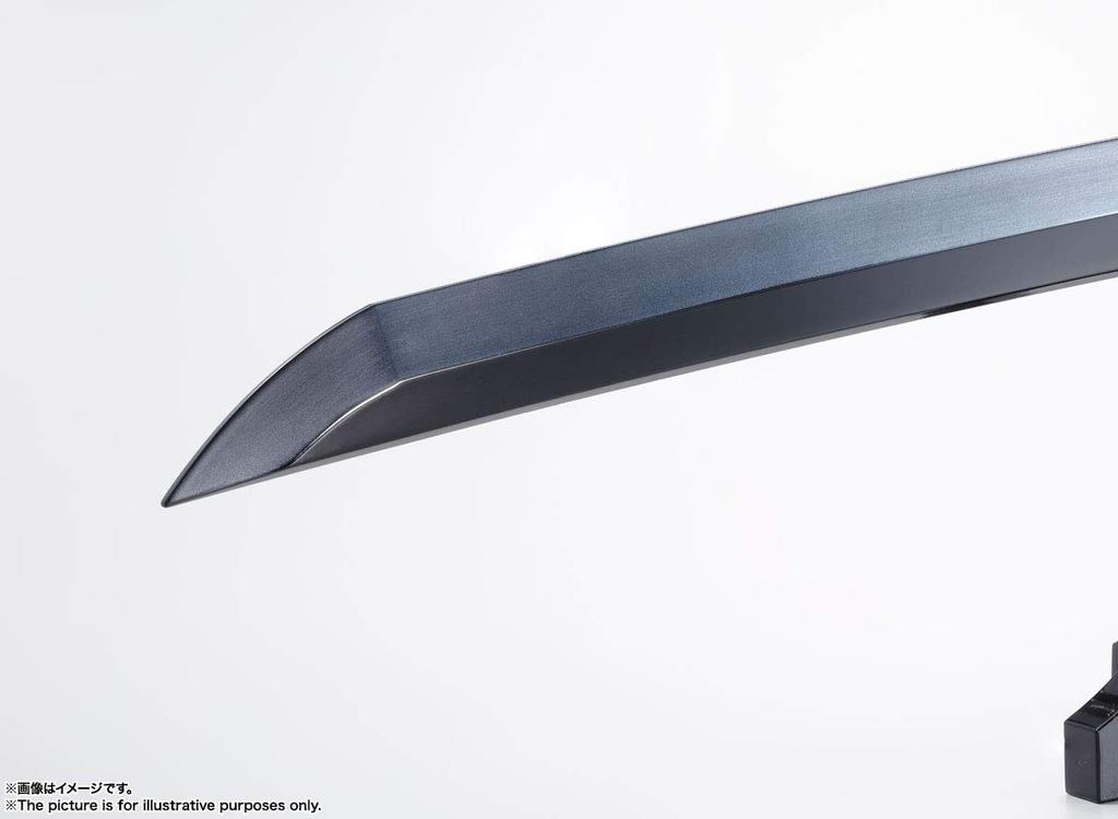 Меч TAMASHII NATIONS PROPLICA Demon Kimetsu no Yaiba Nichirin, 880 мм, окрашенная полная фигурка, убийца (Камадо Танджиро) приблизительно. АБС/Литье под давлением