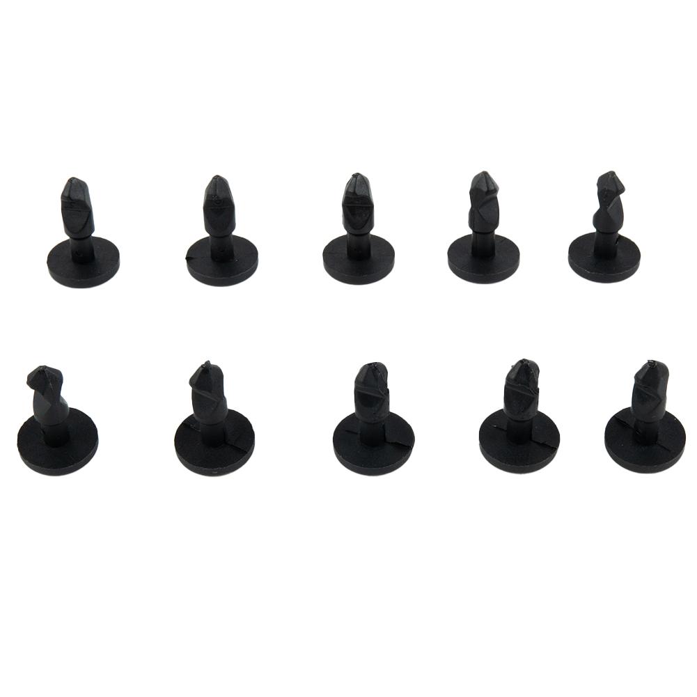 10 шт. винтовых зажимов крышки моторного отсека для 2003-2010 гг., черный пластик 955 572 710 00, 95557271000