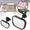 360 Degree Rotary Safety Suction Cup Car Back Seat Baby Rear View Mirror