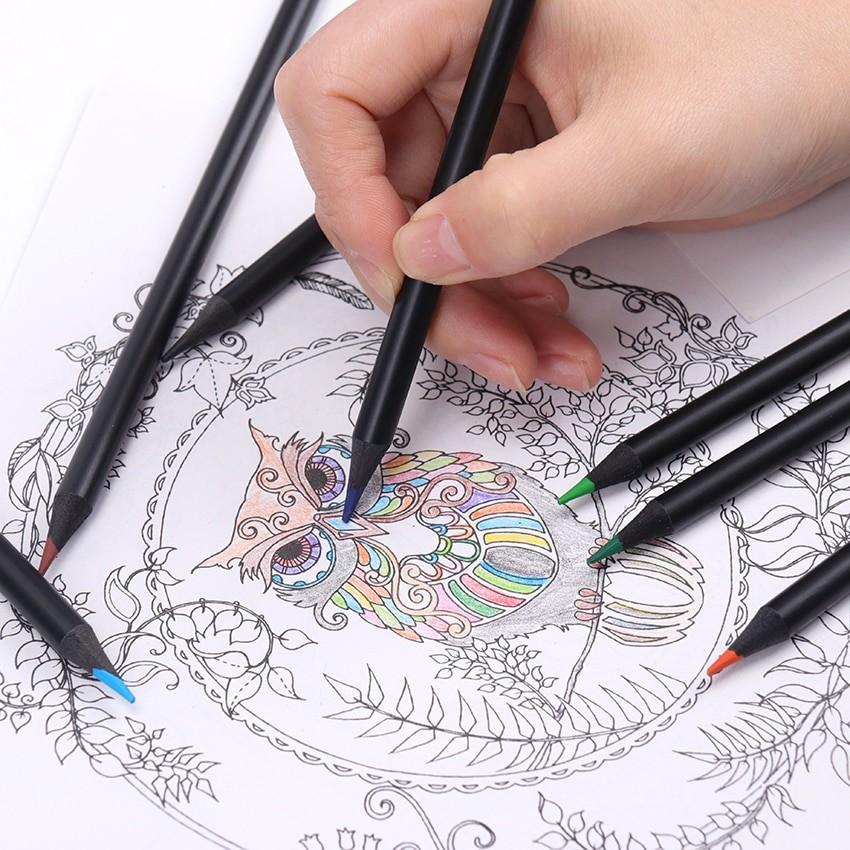 Набор деревянных 12 цветных карандашей для школьников, чехол для художника, материал для рисования, цветные карандаши Prismacolor, наборы ручек для рисования вручную