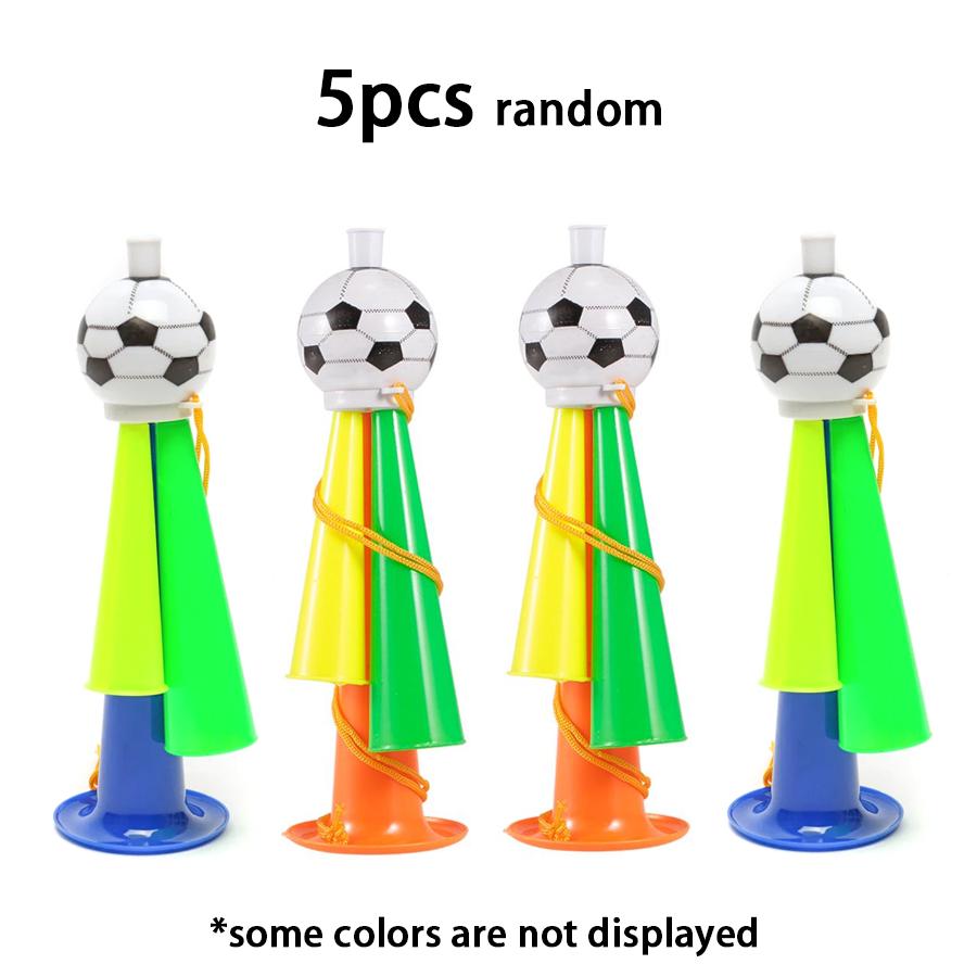 5/10pcs Football Horn Cheering Prop Atmosphere Supplies for Sports Meeting Ball Game Party Festival Cheerleading Fans XJM
