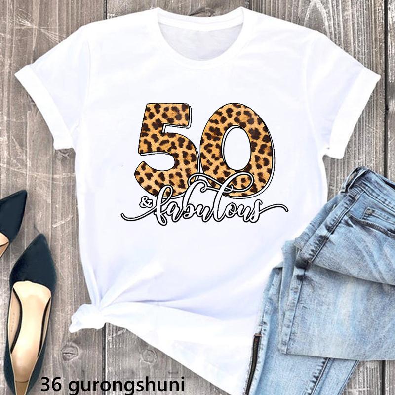 Hello 30 Fabulous Letter Print Tshirt Unisexs Clothing 30th Birthday Gift T Shirt Femme Flowers Rose Tshirt Female Streetwear