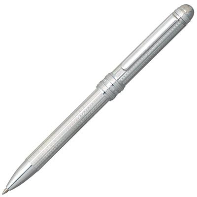 Платиновая перьевая ручка Double 3 Sterling Amishima многофункциональная ручка, действие, серебристая, MWB-10000SA#3