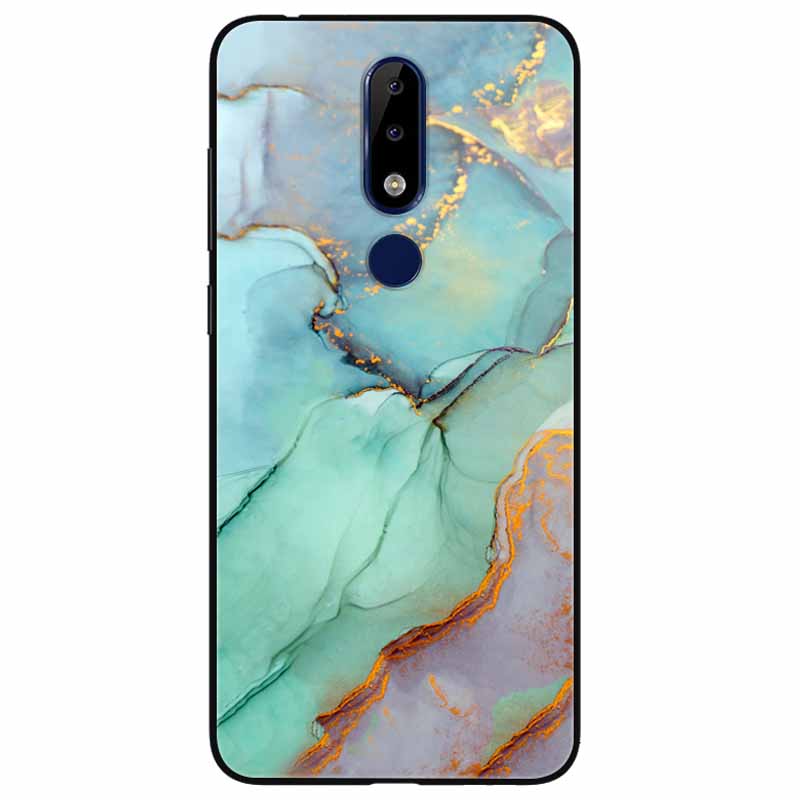 Для Nokia 5.1 Plus Чехол Мягкий Силикон Мультфильм Модный ТПУ Чехлы для Телефона для Nokia X5 Обложка 5.1Плюс Милый для NokiaX5 Защитный