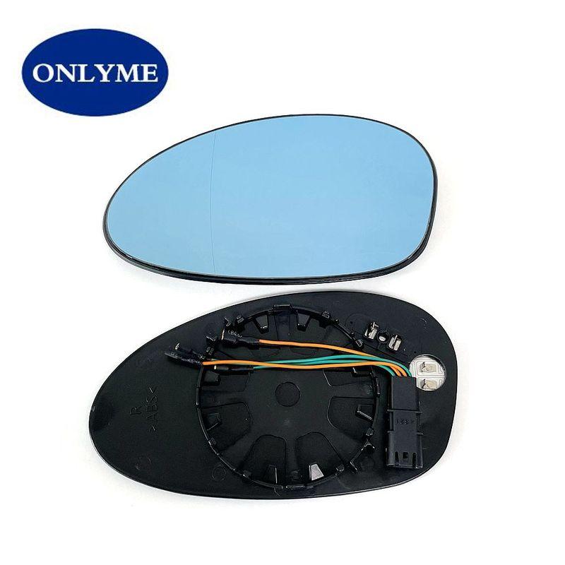 Car Wide Angle Heated 4 P / 2 P Blue Mirror Glass For Bmw Series 1 , 3  E90 E91 E92 E93 E87 E88 E46 2004 05 06 07 08 09