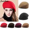Women Wool Beret New Autumn And Winter Comfortable Outdoor Warm Stewardes Hat