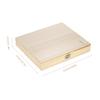 Kkmoon 100-Places Wooden Slide Storage Box for Prepared Microscope Slides