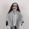 Halloween Ornament Scary Ghost Bride Figure with Sound Battery Operated Halloween Skeleton Decoration Creepy Haunted House Prop