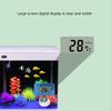 Clear Digital Display Aquarium Thermometer with Strong Suction Cup for Fishtank Precise Water Temperature Monitoring