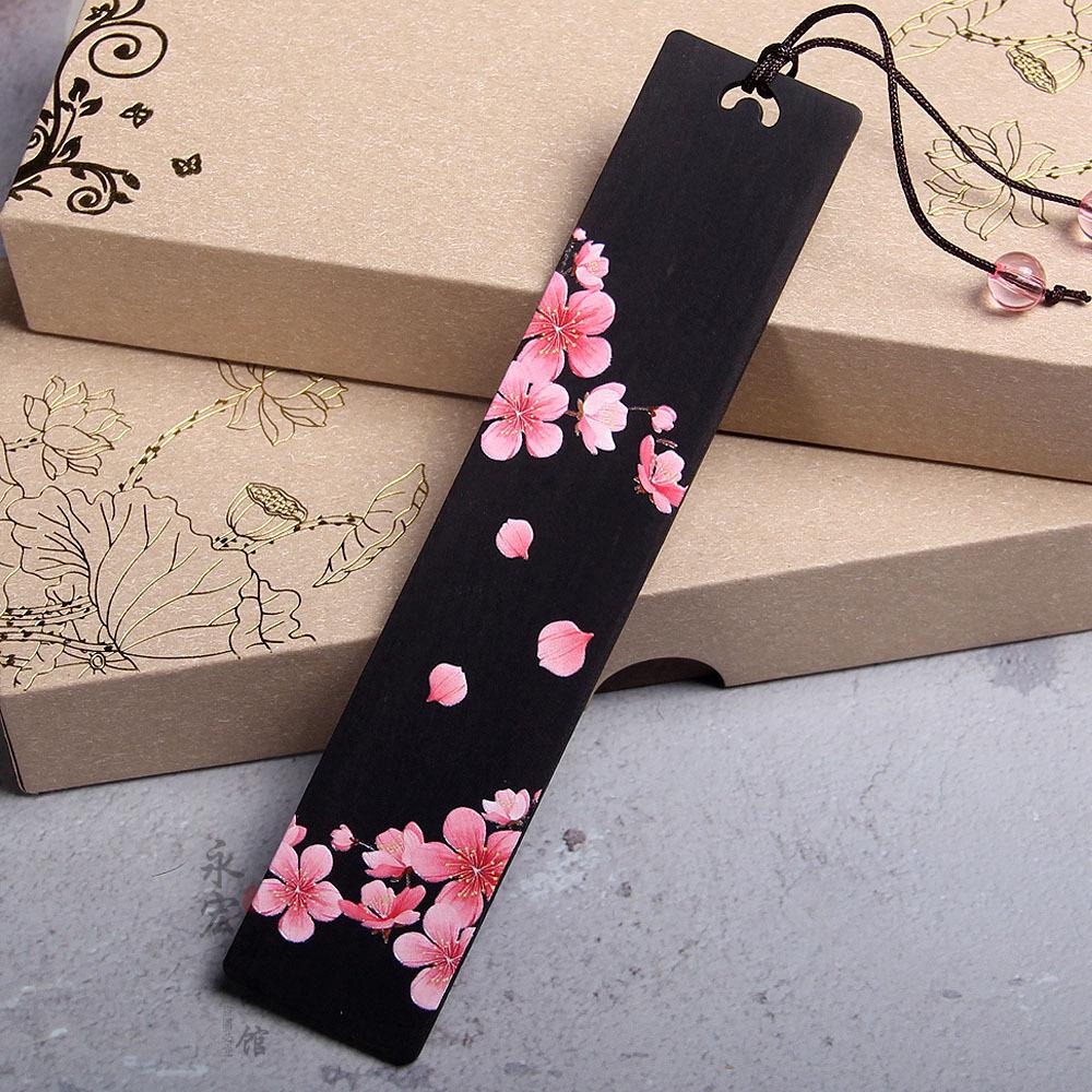 Painted Koi Bookmark Ebony Auspicious Koi Bookmark Purple Light Sandalwood Every Year More Than Study Supplies Can Be Engraved