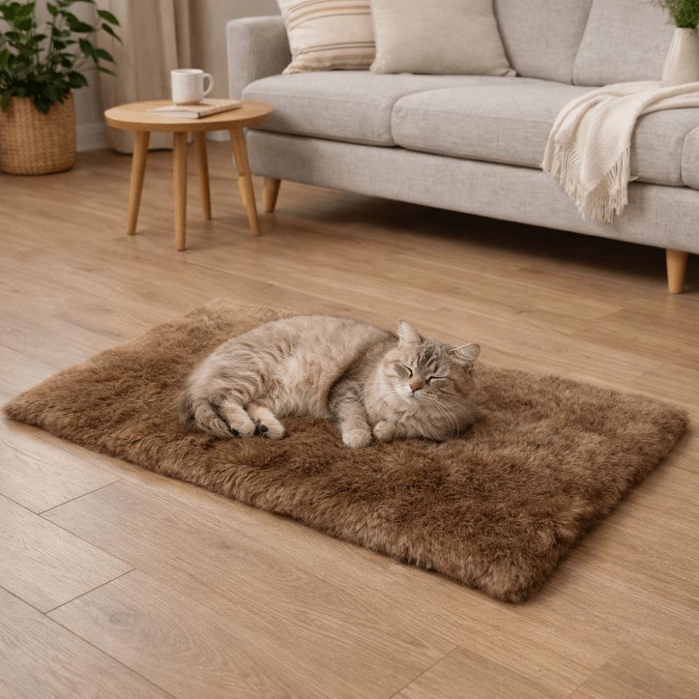 No Electricity Non-Slip Pet Self Heating Mat Thicken Warm Dog Heating Pad Soft Comfortable Pet Thermal Mat for Cats and Dogs
