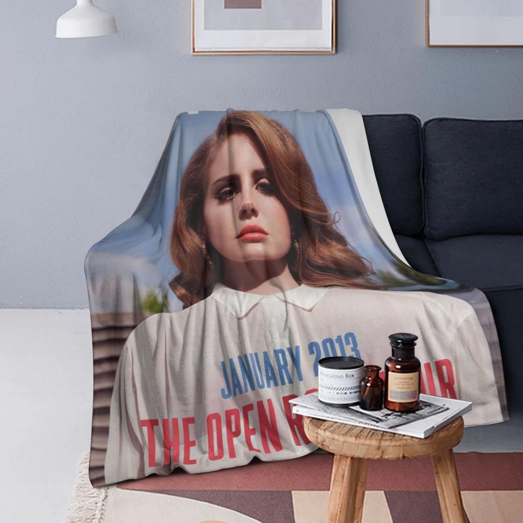 Пледы Lana Del Rey Мягкий Теплый Фланелевый Плед Покрывало для Кровати Гостиной Пикника Путешествий Дома Дивана