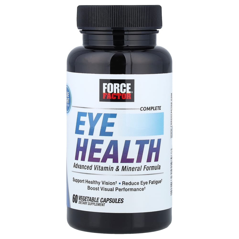 Force Factor Complete Eye Health Advanced Vitamin and Mineral Formula Veggie Capsules 60 Tablets