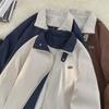 Унисекс Абрикосовая винтажная рабочая куртка на весну/осень