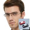 Portable Foldable HD Reading Glasses   Anti Blue Light Ultralight Presbyopic Eyeglasses Oval Frame   Women Eyewear
