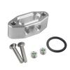 1Set Oil Feed Line Adapter Plate 1/8" NPT Port Aluminum Alloy For LS