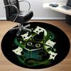 1pc Witchcraft Cats Office Round Area Rug, Under Office Chairs Bedroom Living Room Home Decor, Room Deco, Available in Various Sizes