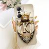 For Infinix Hot 20 4G Case X6826C Fashion Initial Letters Crown Soft Silicone Cover For Infinix Hot 20 Play 20s 20i Hot20 Bumper