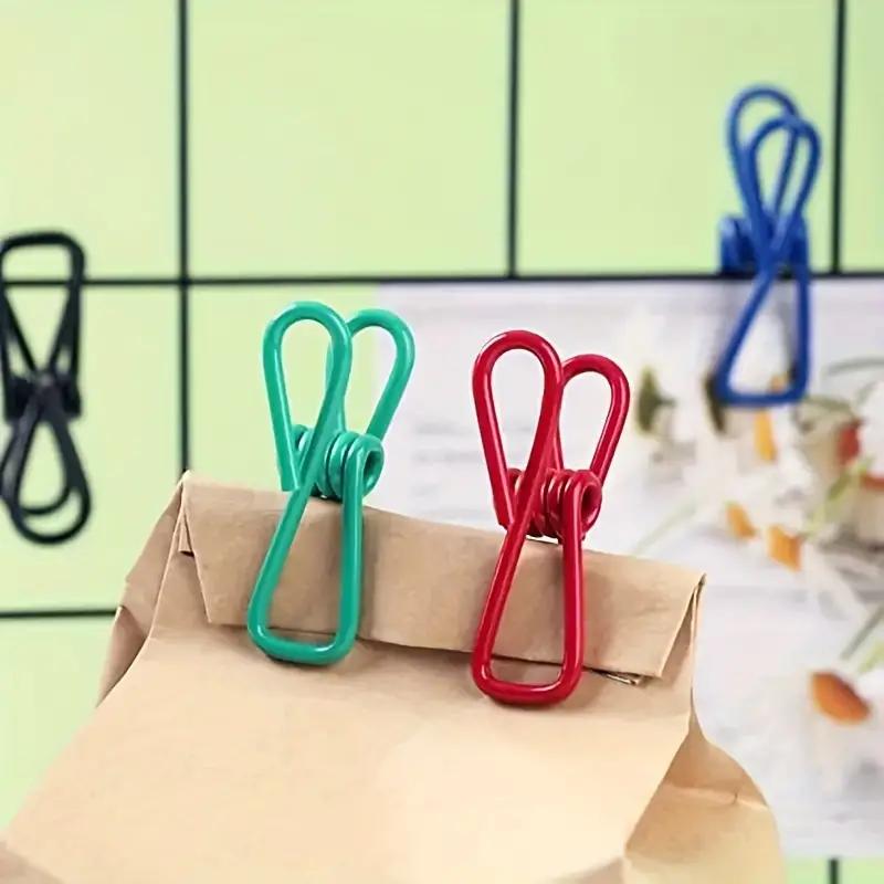 10Pcs Clothespins Hanging Pegs Clips Plastic Hangers Racks Laundry Clothes Pegs Clamps Towel Clips Home Storage Hooks