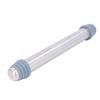 Rolling Pin Dough Roller Stainless Steel with 4 Silicone Guide Rings Anti Stick Anti Slip Kitchen Rolling Tool
