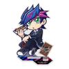Подарки для фанатов аниме Yu-Gi-Oh!!Цукумо и Астральные Времена Юсаку Фудзики Двойная вставка Акриловая подставка Серия декора для рабочего стола Около 10 см