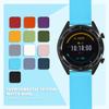 Rubber Strap Silicone 14mm Waterproof Watch Replacement Strap Quick Release Rubber Watch Band Buckle [WOCCI] Blue/Black