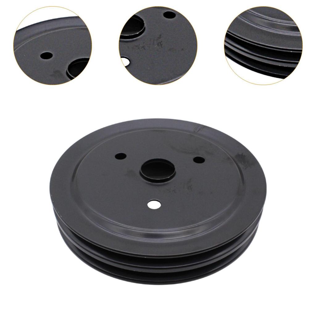 Crankshaft Pulley Double Groove for Chevrolet Small Block V8 Gen. i 5.7 L / 350 Ci 5.0 L / 307 Ci 6.6 L / 400 Ci Attachment