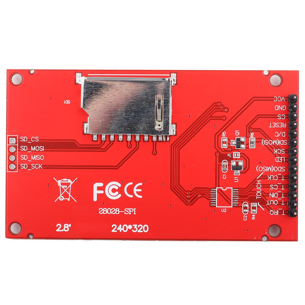 2,8-дюймовый последовательный порт SPI LCD сенсорная панель модуль ILI9341 240x320 5В 3,3В (без касания )