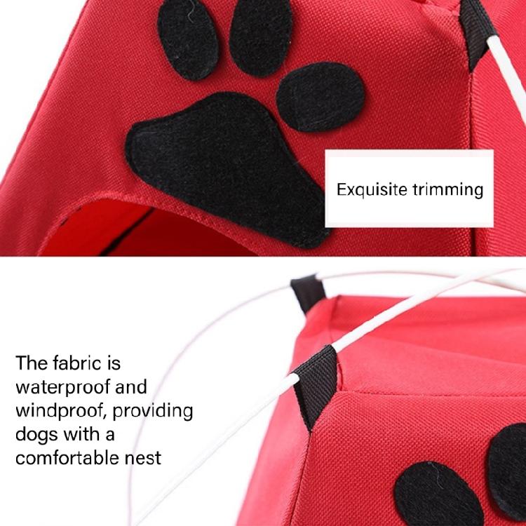 Detachable Cats Cooling Tent for Indoor Outdoor Cats Play House Shelter Tent with Cushions Dog Cats Sleep Tent for Camping