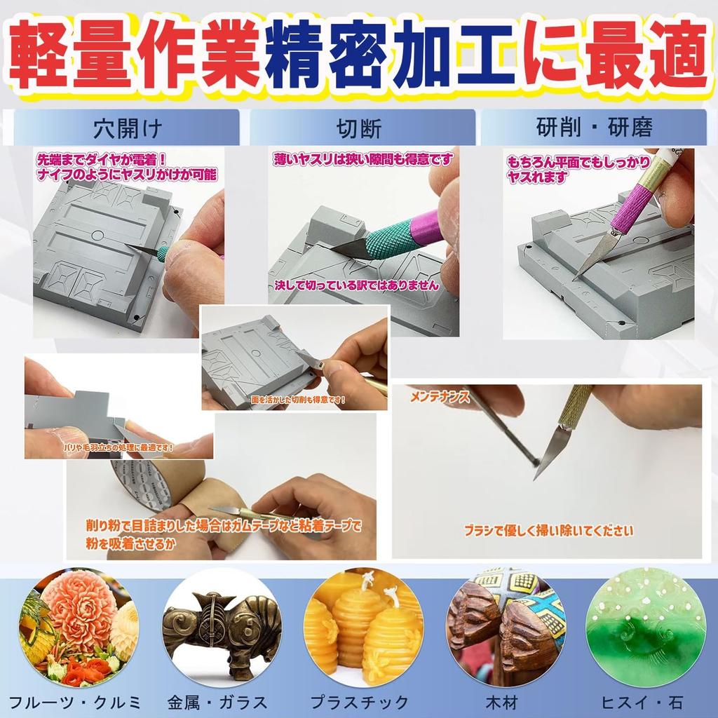 И Супер Твердый Болотный Напильник Точилка Алмазный Гальванический Напильник Инструмент Eiger Напильник для Хобби Снятие заусенцев Металлообработка Деревообработка Набор Напильников для Железа Сделай Сам Пластиковая Модель