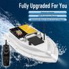 Single Hand Remote Control GPS Positioning Fishing Bait Boat Auto Return 500m Wireless Depth Fish Finder D26C Double