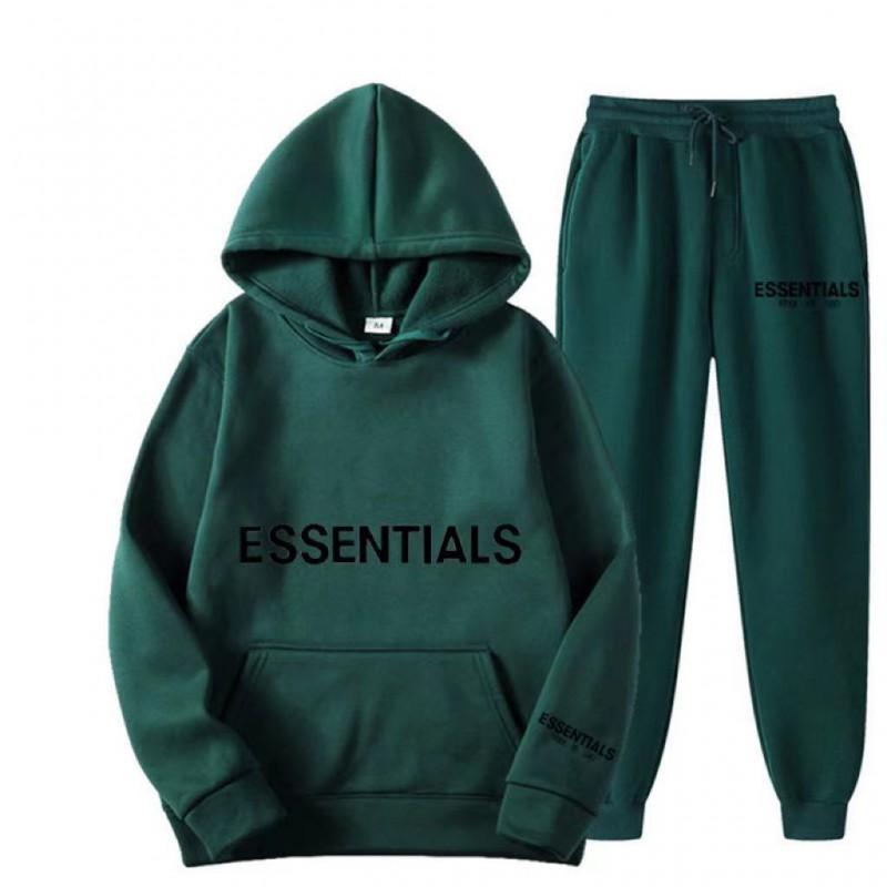 Мужской спортивный костюм с капюшоном и флисовой подкладкой, matching jogger pants set, спортивный повседневный наряд, осень