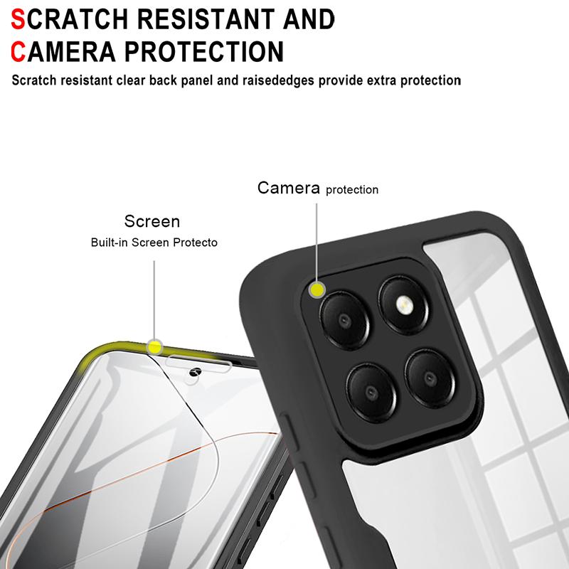 360 Полный корпус противоударный чехол для Xiaomi 10 Lite 11 11X 11T для Xiaomi 12 12X 13 13T 14 Pro Civi 2 Двусторонний силиконовый чехол