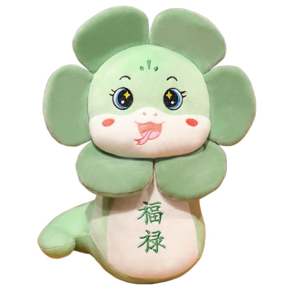 Мягкая кукла-талисман 2025 года Змеи, мягкая плюшевая змея, кукла, новогодние подарки