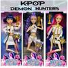 Куклы Игрушки Kpop Охотники на демонов Фигурка Игрушка Руми Мира Зои Красивая Принцесса Куклы для Маленькой Девочки Пластиковая DIY Игрушка для Девочек