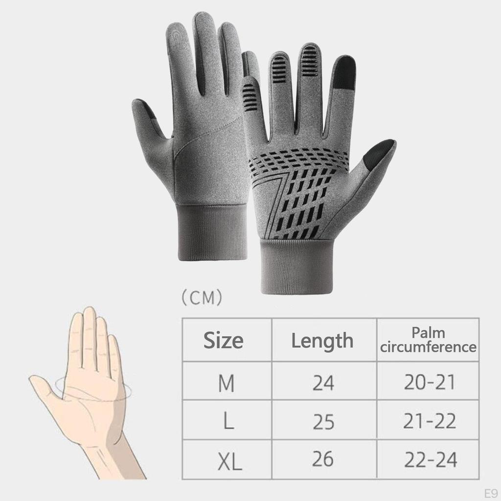 Зимние перчатки для сенсорного экрана, велоспорт, снег, сохраняющие тепло, варежки для спорта