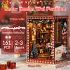Нетоксичный Винтажный Рождественский Олень Лофт DIY Настольная Сцена Строительства Взрослый 3D Пазл Вставка в Полку Коллекционная Декоративная Игрушка