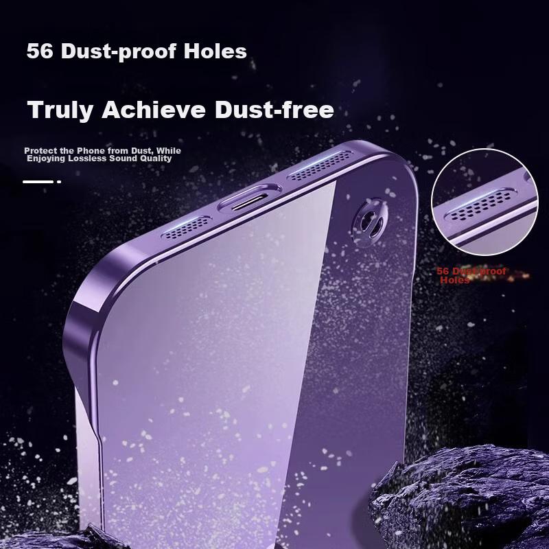 With Built-In Camera Lens ProtectorPhone Case for IPhone 14 Pro, Borderless with Full Lens Protection, Fully Transparent, And Shatterproof Case